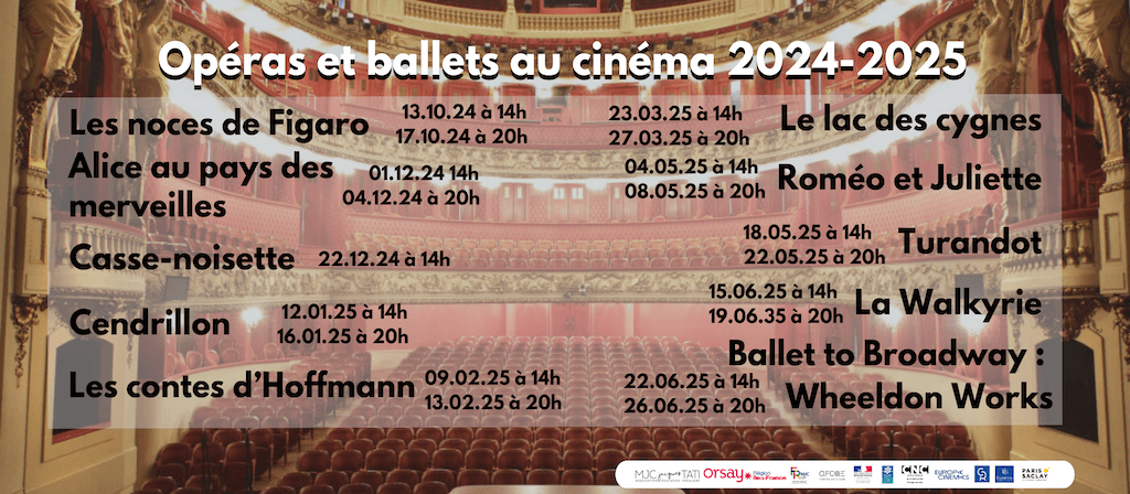 actualité Programme Opéra et Ballets 2024-2025